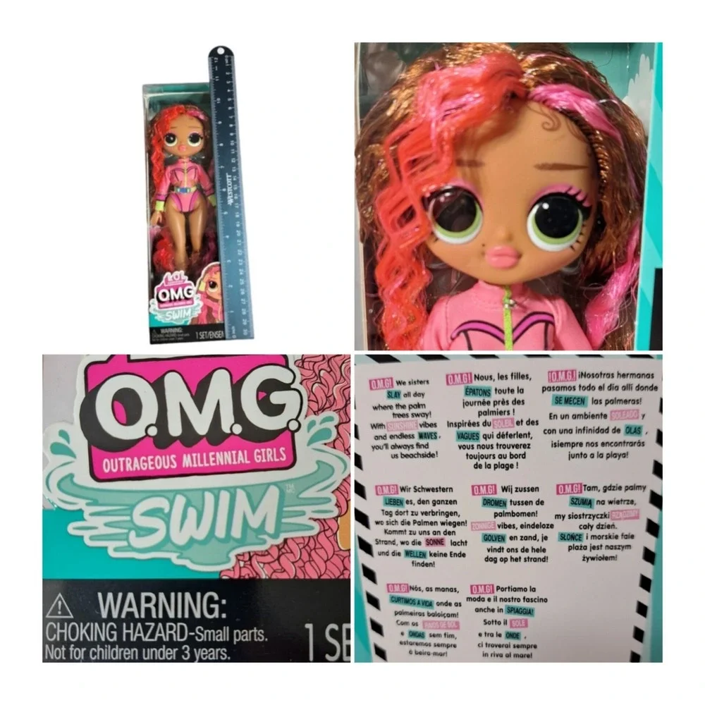 L.O.L Surprise! O.M.G.‎ Lot/3 Swim Dolls Coral Waves